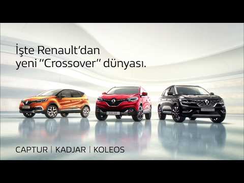 İşte yeni Renault “Crossover” dünyası.