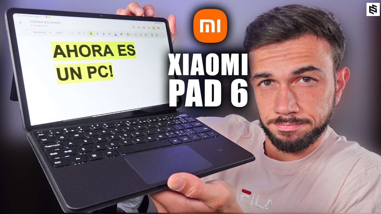 Funda Con Teclado Mouse Lápiz Para Xiaomi Mi Pad 6