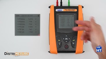 HT PV-ISOTEST Tutoriel - Fonction DMM  - ENG