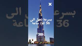 شاهد برج خليفة  الدولي أطول برج فوق الأرض#Shorts