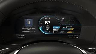 EV Cluster UX & UI HMI Concept