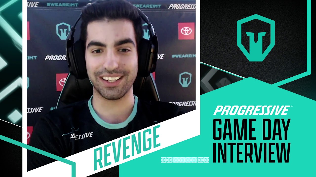 Revenge Gameday Interview after win against Team Liquid! Presented by Progressive