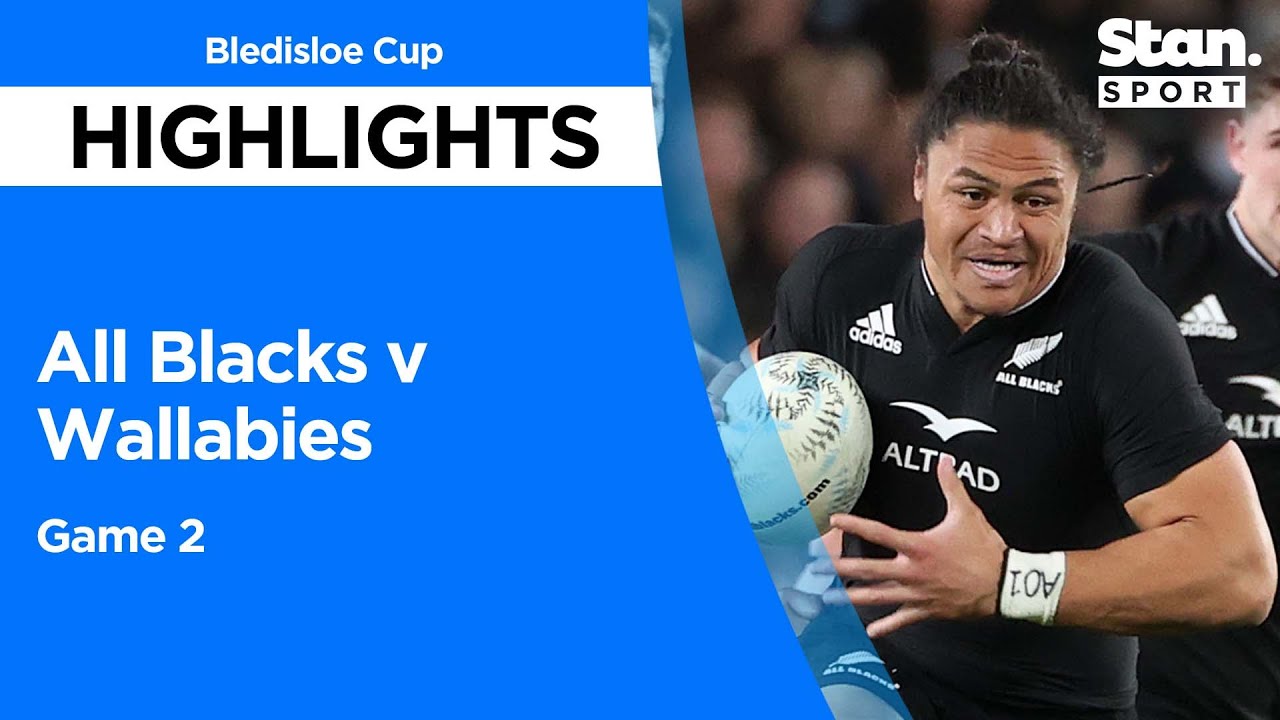 All Blacks v Wallabies Highlights Game 2 Bledisloe Cup 2022