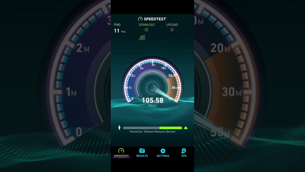 unifi download speed test