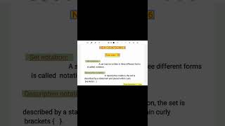 Oxford mathematics new countdown 6 3rd ed: defination of set notation and their forms.