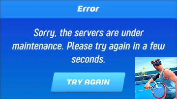 How to Fix Tennis Clash: Multiplayer Game - Sorry, the servers are under maintenance - Try again