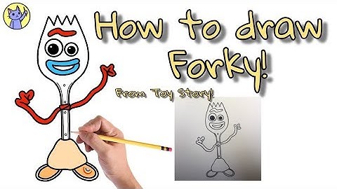 How to draw FORKY / Toy Story *step by step*