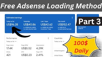 New Adsense Loading Method 2023 (Part 3) || Latest Adsense Loading Method 2023|| Pro Earning Info