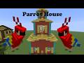 I built a house for parrots in Minecraft!