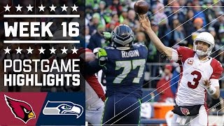 Cardinals vs. Seahawks | NFL Week 16 Game Highlights