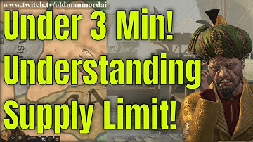 CK3 - Understanding Supply Limit - Crusader Quickies