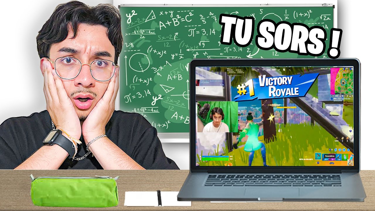 Faire TOP 1 en plein COURS ! - YouTube