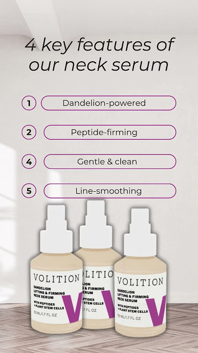 Dandelion Lifting  Firming Neck Serum  #shorts