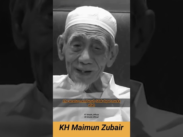 AMAL ‼️ KH Maimun Zubair Subtitle Indonesia #ngaji #ulama #storywa class=