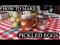 EASY Homemade Pickled Eggs Recipe - OVER 40 DIY pickled egg ingredients!