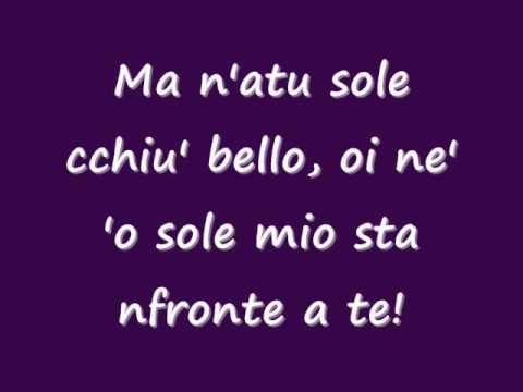 Il volo - O sole mio lyrics