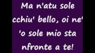 Il volo - O sole mio lyrics