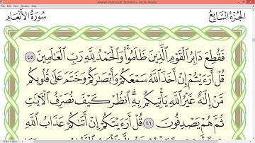 صفحه 133_سوره انعام شیخ دکتر ایمن رشدی سوید دارالقرآن عثمانی مصحف_صفحه 133