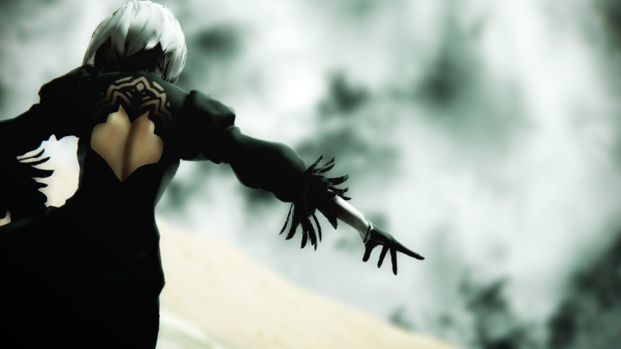 【MMD 2B】  2B 劣等上等  【【ヨルハ二号B型】