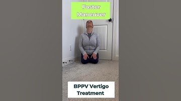 Get Rid of Vertigo at Home: Left Foster Maneuver for BPPV #vestibular