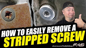 REMOVE A STRIPPED SCREW (Torx bit, Bolt, Allen Bolt) EASIEST METHOD (Seized, Rusted, Frozen)
