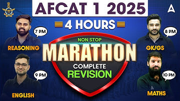 AFCAT 1 2025 | AFCAT 1 2025 Marathon | AFCAT 2025 Preparation | By SSC Adda247