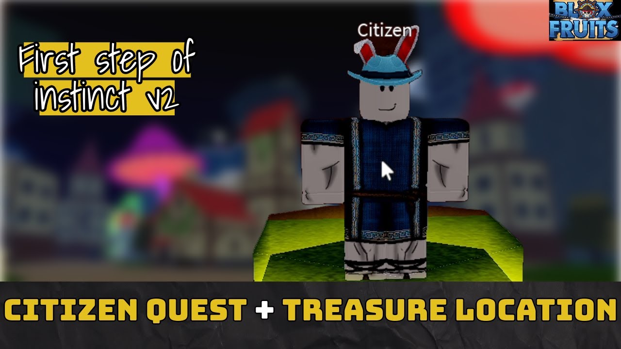 Citizen quest treasure location 100% Fast & Easy !! (under 53.1 sec