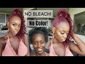 BURGUNDY RED PONYTAIL!| NO BLEACH OR COLOR!| MUST TRY!|SUPERNOVA HAIR