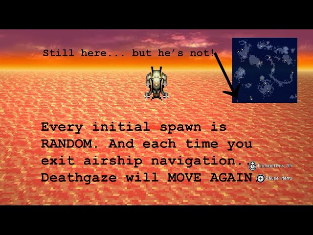 Find Deathgaze & Get Bahamut Magicite - Final Fantasy VI Pixel