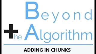 Adding up in Chunks