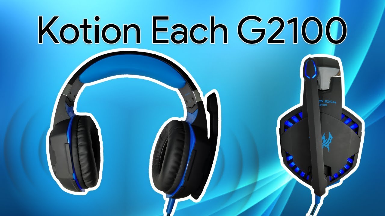Présentation du casque Kotion Each G2100 avec vibration ! (28€) - YouTube