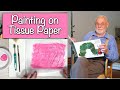 Activity 3- Eric Carle - Painting on tissue paper just like Eric Carle.