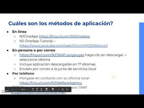 Asistencia temporal para familias necesitadas (TANF) NJ