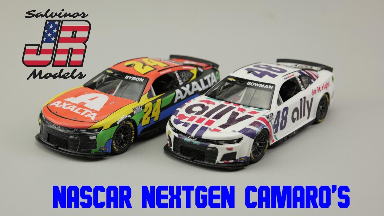 Completed | 24 Axalta /48 Ally NASCAR Nexgen Camaro | Salvinos JR Models