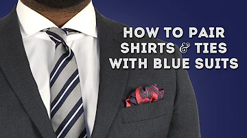 What does a blue suit represent?