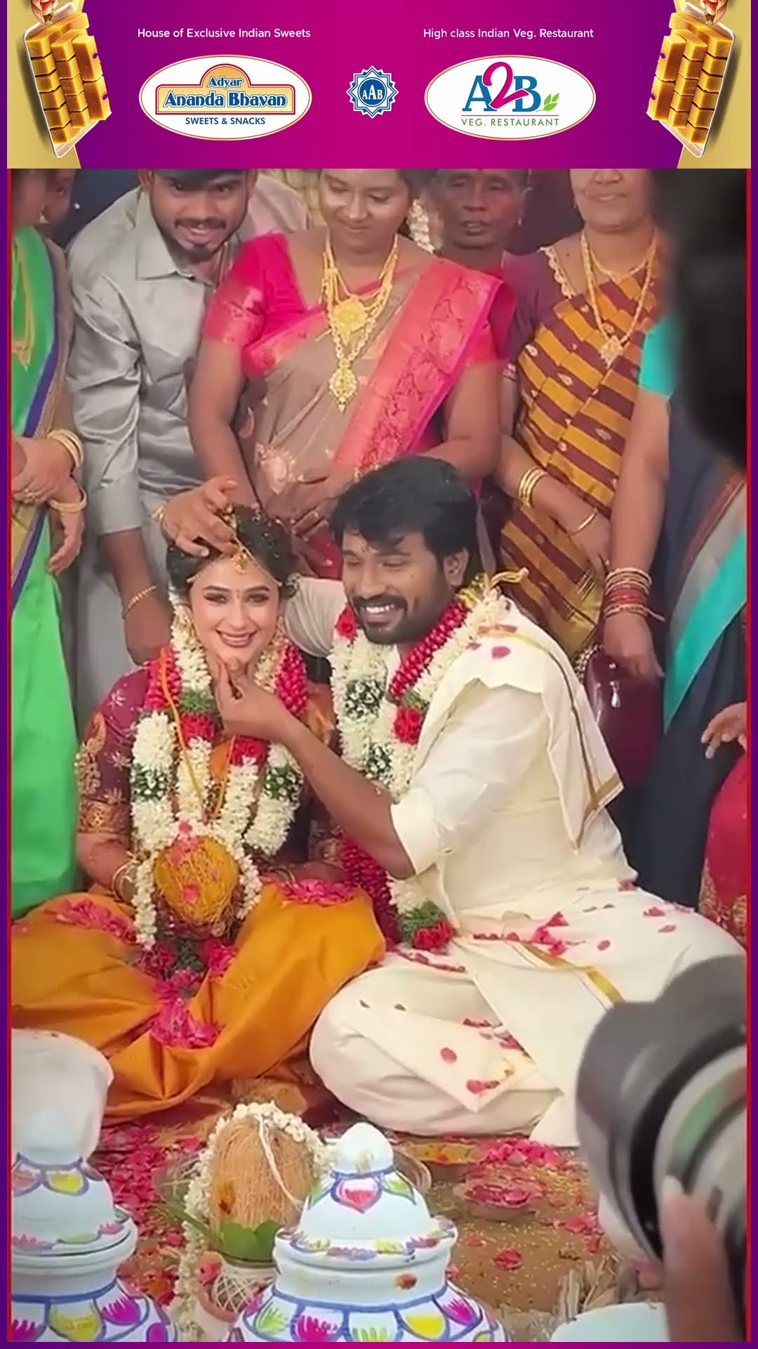 Vaishnavi-க்கு தாலி கட்டிட்டு, நெத்தில பொட்டு வெச்சு, முத்தம் கொடுத்த Vetri Vasanth ? Cute Video