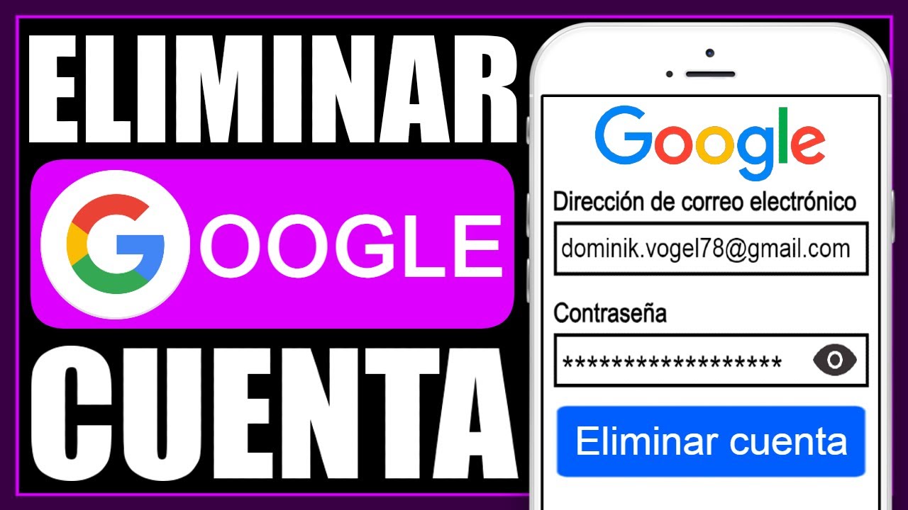 Cómo ELIMINAR cuenta de GOOGLE para SIEMPRE (2026) - YouTube