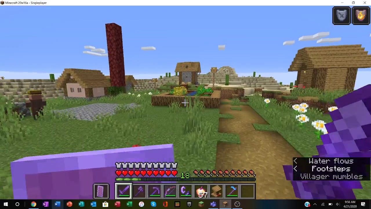 Playing Minecraft java - YouTube