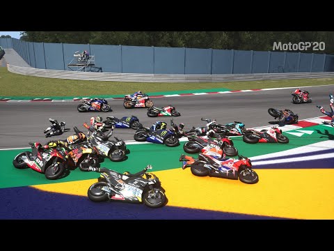 MotoGP 20 Big Crashes #3