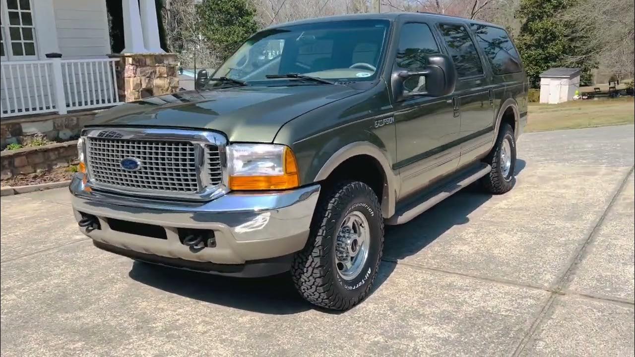 2000 Ford Excursion 7.3 Limited WalkAround & Interior - YouTube