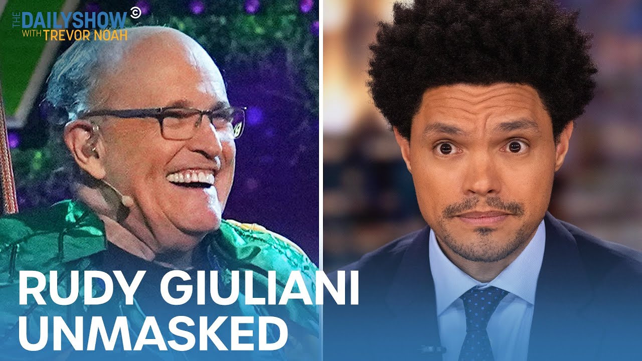 Rudy Giuliani “Masked Singer” Reveal Prompts Judge Walkout & CNN+ Shuts Down | The Daily Show