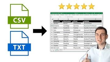 CSV in Excel importieren - TXT in Excel umwandeln [in Tabelle umwandeln, Import, Trennzeichen]