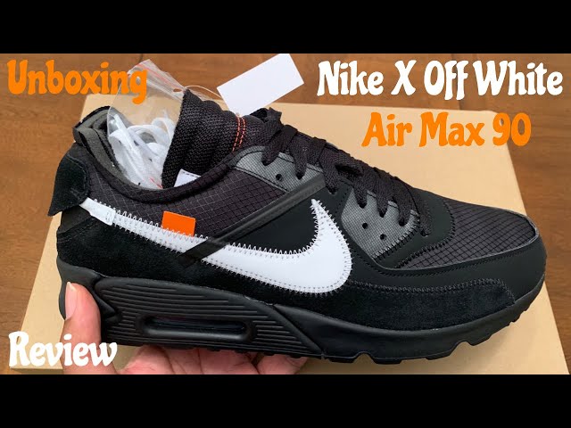 Nike Off White Air Max 90 Unboxing. Off White Air Max 90 Detailed