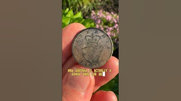 1700s coin found while metal detecting a farm field! #metaldetecting #treasurehunting #relichunting