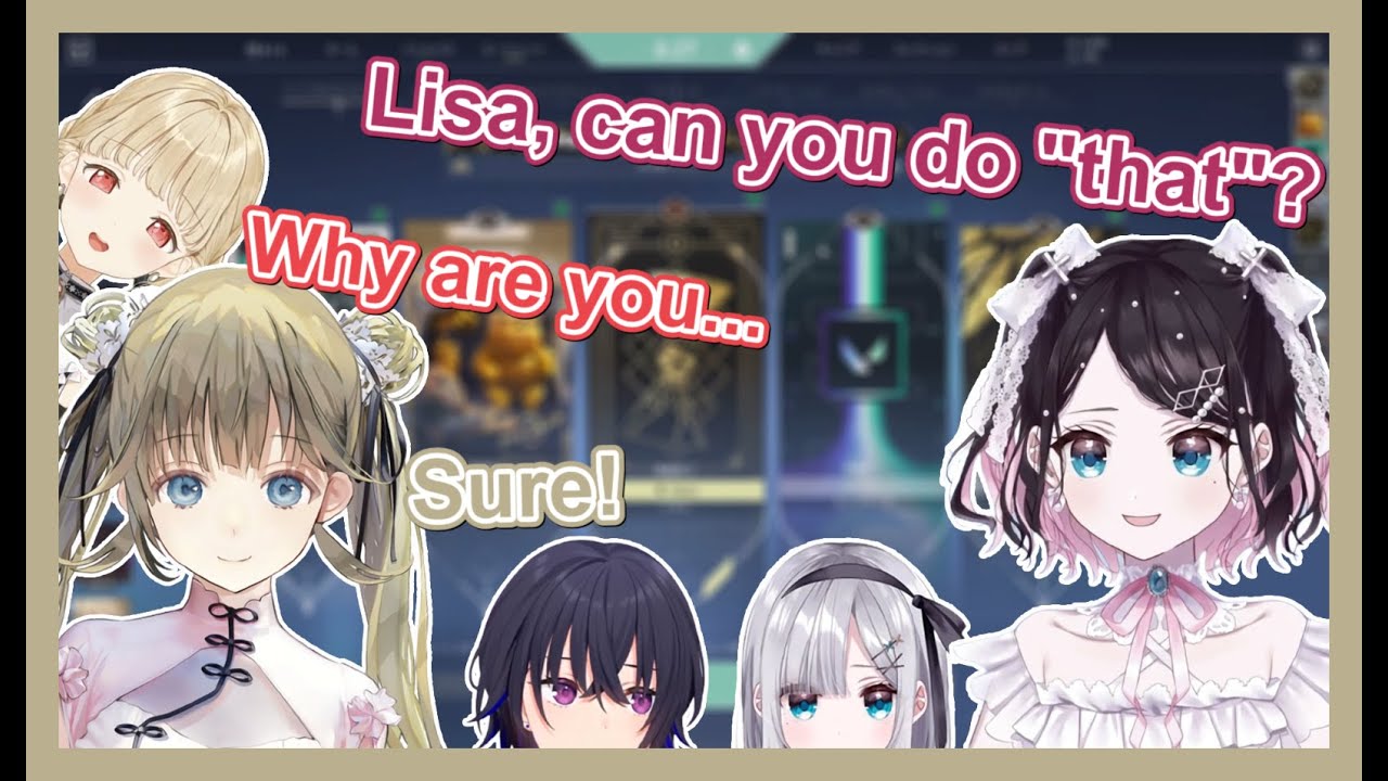 Hanabusa Lisa Will Listen to Any of Kaga Nazuna's Weird Demands【Eng Sub/VSPO】