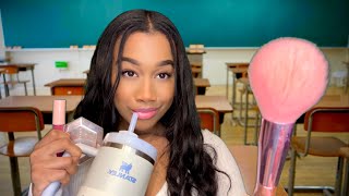 ASMR Pick Me Girl Does Your Make-up In The Back Of The Class *She’s Toxic💄🙋🏽‍♀️ Make-up Role-play