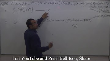 mathematics chapter "probability" for class 9 and 10 ,best explanation by Suhag Kariya Sir