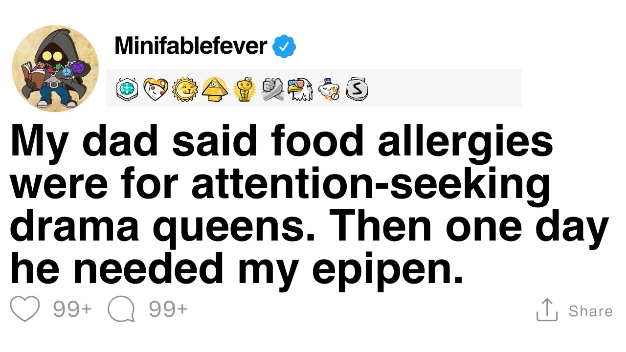 Отец высмеивал мою аллергию, считая её драмой, — до того дня, как ему понадобился мой ЭпиПен. [ПО...