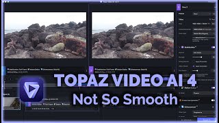 Topaz Video AI 4 Review 2024 | Galapagos Islands Real Life Example | Upscale Video