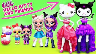 Hello Kitty Dan Kuromi Tumbuh Besar! Kerajinan Boneka Lucu Buatan Sendiri oleh LaLiLu